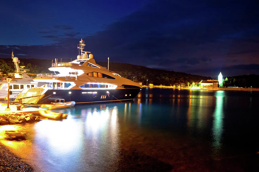 Yachting destination of Vis island evening view Photograph by Brch Photography