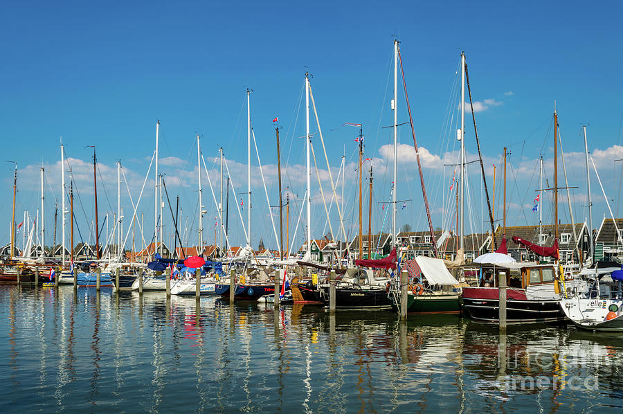 Yachts in Marina, Marken, Netherlands Photograph by Sinisa CIGLENECKI ...