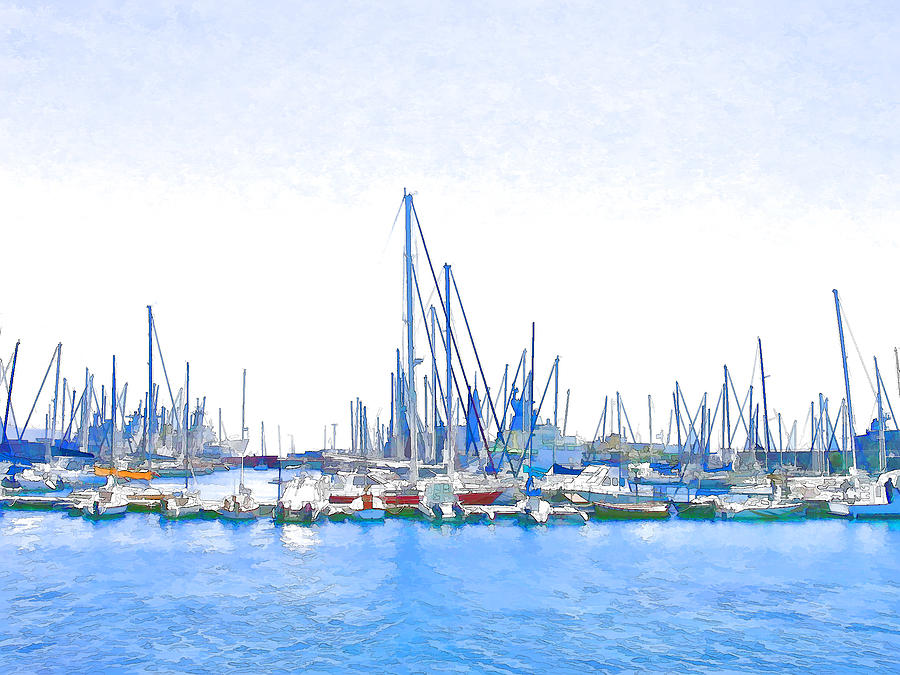 Boat Digital Art - Yachts Simon by Jan Hattingh