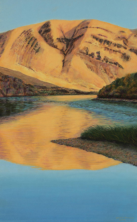 Yakima Canyon Painting by Laurie Stewart
