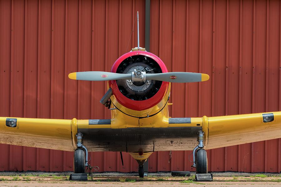 Yale and Hangar - 2018 Christopher Buff, www.Aviationbuff.com Photograph by Chris Buff