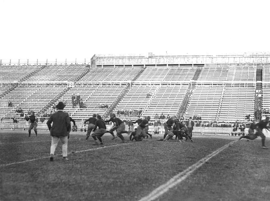 Yale Football Practice 1913 Photograph by Underwood Archives