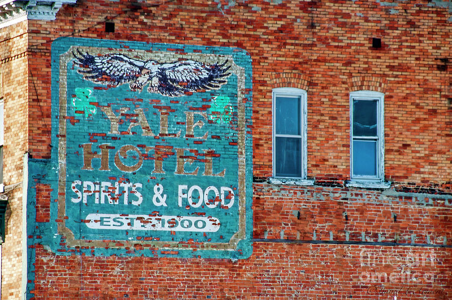 Yale Hotel Sign Photograph by David Arment