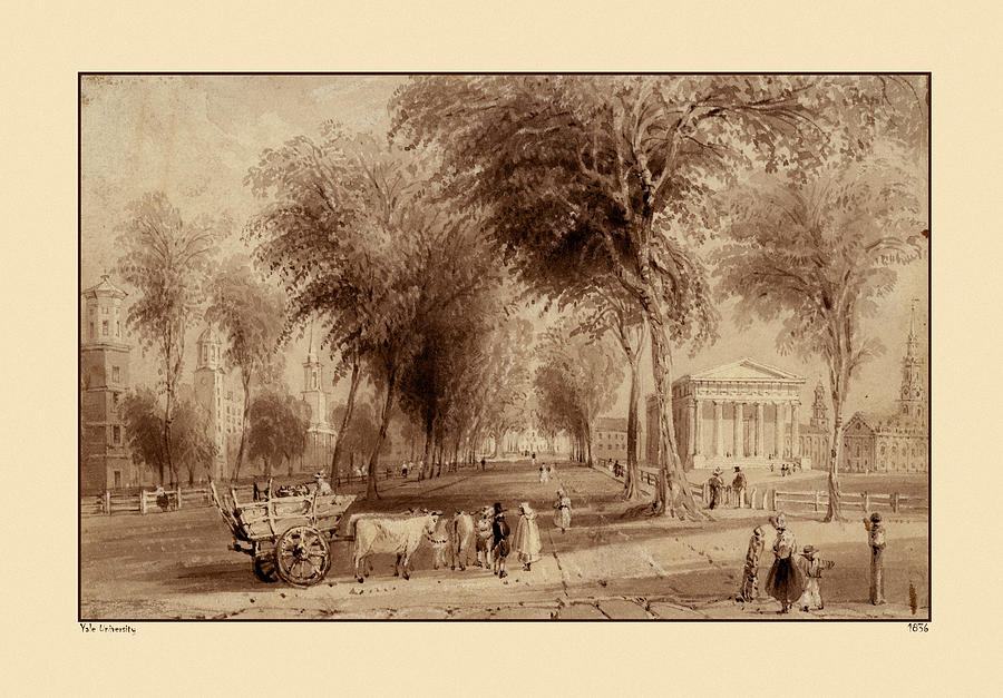 Yale University 1836 Photograph by Andrew Fare