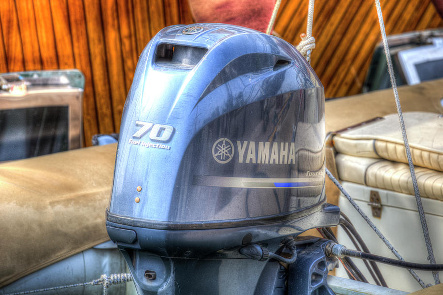 Yamaha 70 Outboard Motor Photograph by David Pyatt