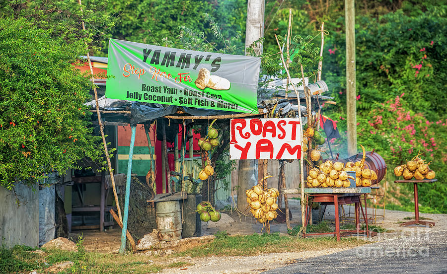 Yammys Roast Yam Store in Jamaica Photograph by David Oppenheimer