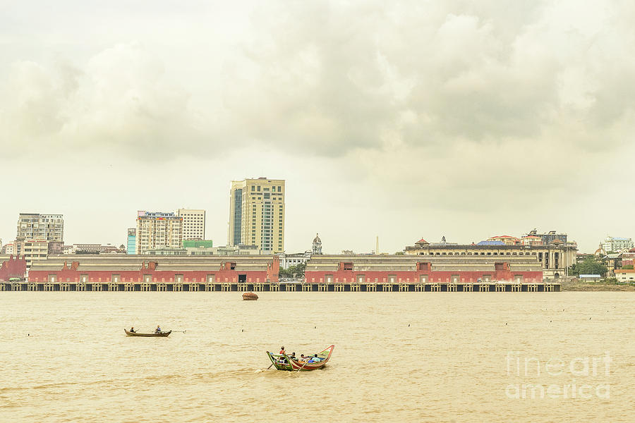 Yangon Waterfront 1 Photograph by Werner Padarin