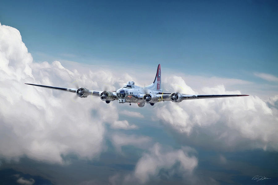 Yankee Lady B-17 Digital Art by Peter Chilelli