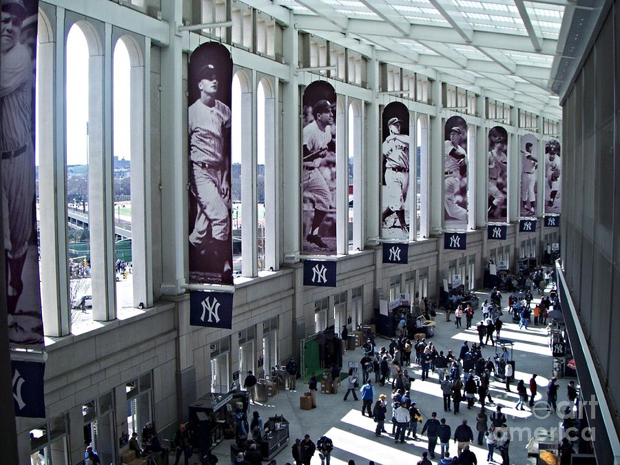 Yankee Stadium Great Hall Legends Photograph by CAC Graphics