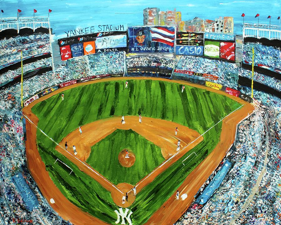 Yankee Stadium Painting by Kevin Brown