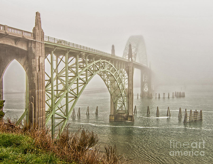 Yaquina Bay Bridge - Newport, OR Photograph by Sonya Lang