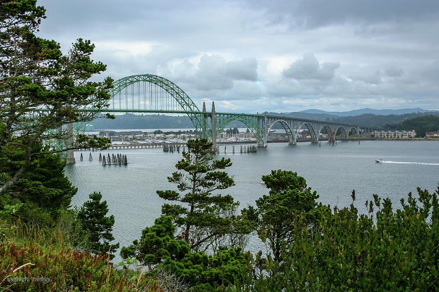 Yaquina Bay Bridge, Newport, Oregon Photograph by Aashish Vaidya