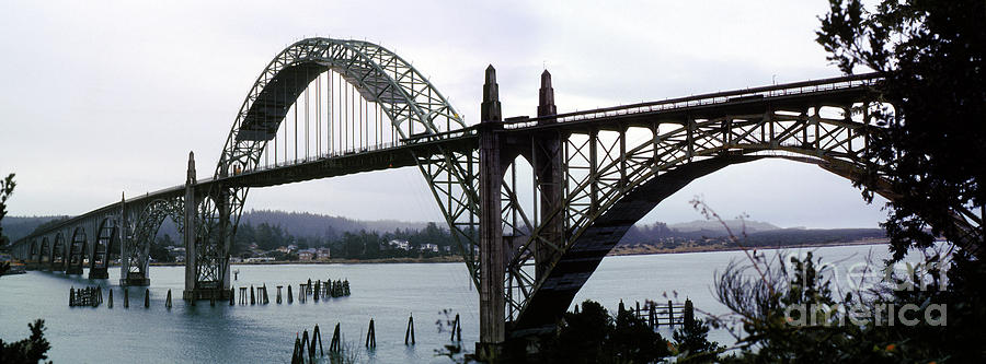 Yaquina Bay Bridge Photograph by Wernher Krutein - Fine Art America