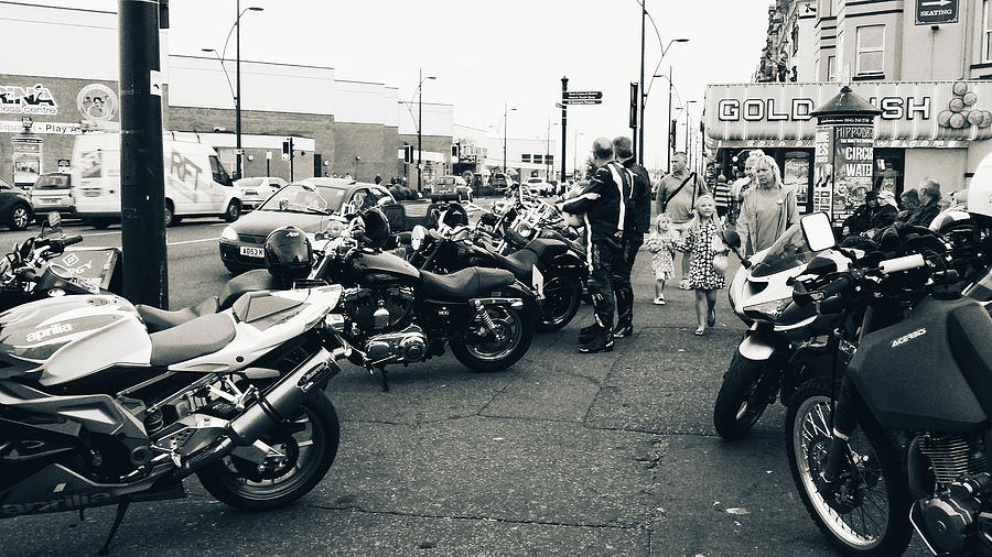 Yarmouth Bikers Photograph by Pedro Fernandez