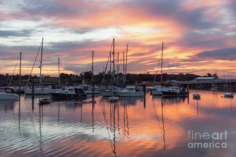 Yarmouth Harbour Sunset Photograph by Clayton Bastiani