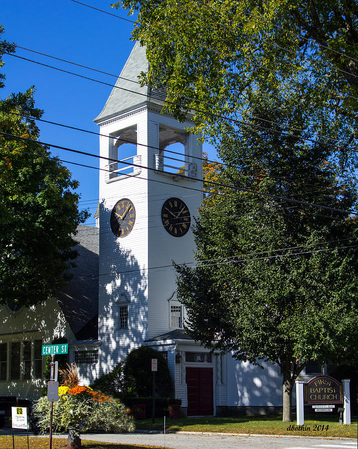 Yarmouth, Me.  First Baptist Photograph by Dick Botkin