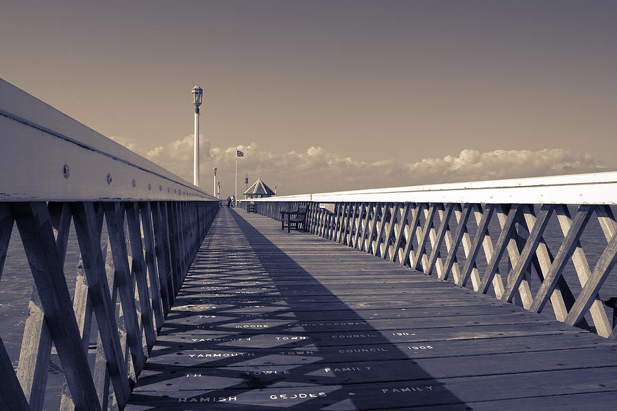 Yarmouth Pier Photograph by Hazy Apple