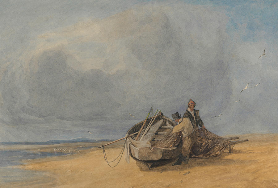 John Sell Cotman Painting - Yarmouth Sands, Norfolk by John Sell Cotman