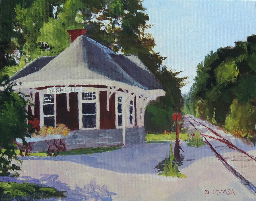 Yarmouth Station   Painting by Bill Tomsa