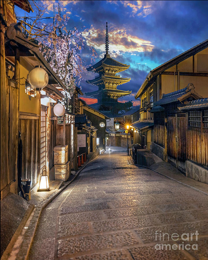 Yasaka Pagoda Kyoto Photograph by Karen Jorstad