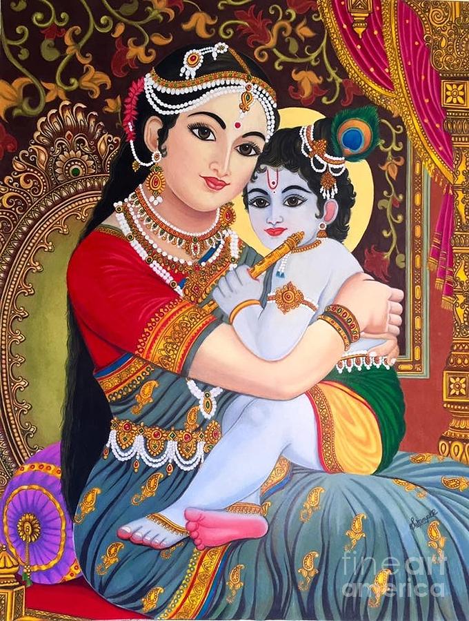 Easy Janamashtami drawing of Krishna/water colour/krishna painting for wall  decore - YouTube | Krishna painting, Poster color painting, Ganesh art  paintings