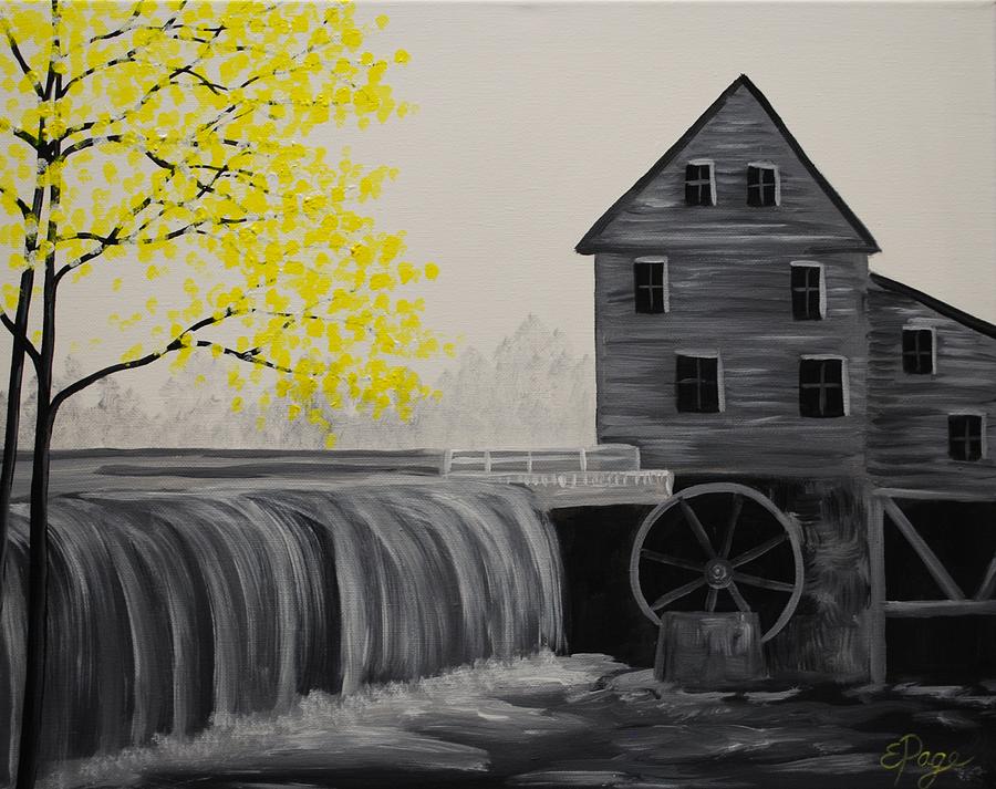 Yates Mill Painting by Emily Page