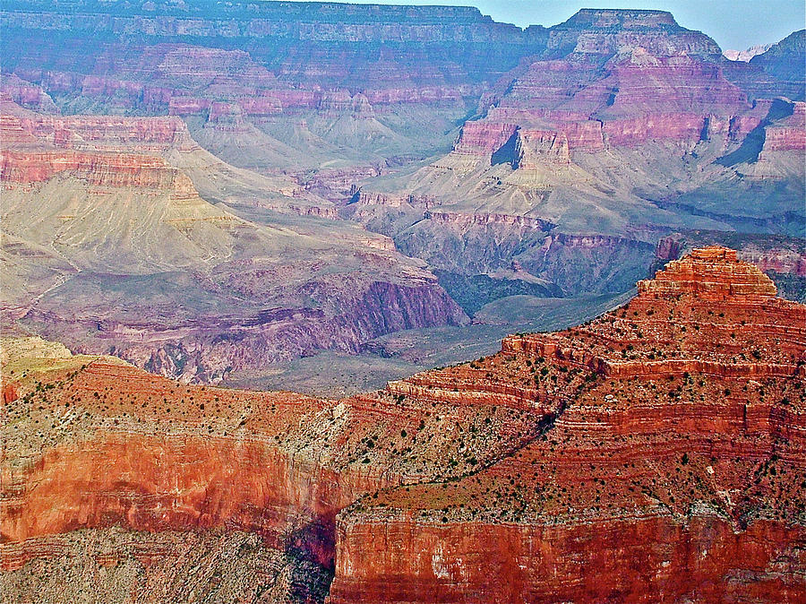 Yavapai Point View on South Rim of Grand Canyon National Park-Arizona   Photograph by Ruth Hager
