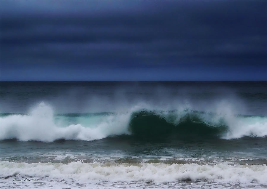 Yawning Wave Photograph by Donna Blackhall