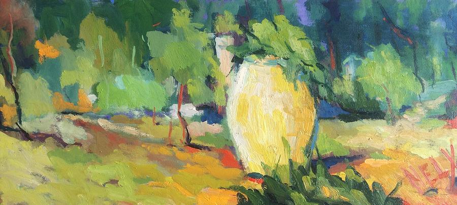Yellow Jug Painting by Nelya Pinchuk