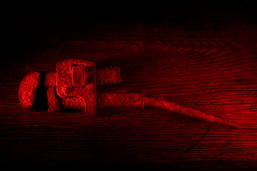 Ye Old Pipe Wrench  Photograph by David Andersen