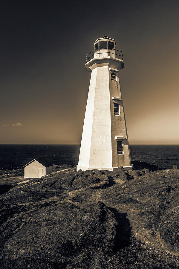 Winter Photograph - Ye Olde Lighthouse by Shelley Evans