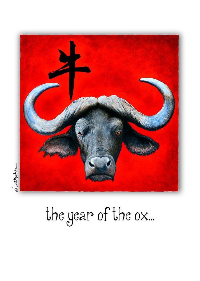 Year Of The Ox... Painting by Will Bullas