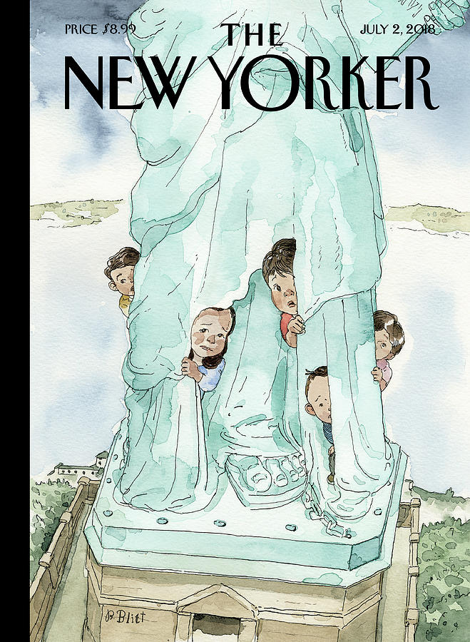 Yearning to Breathe Free Painting by Barry Blitt