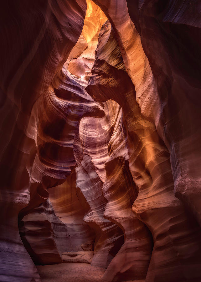 Antelope Canyon Photograph - Years in the making by Eduard Moldoveanu