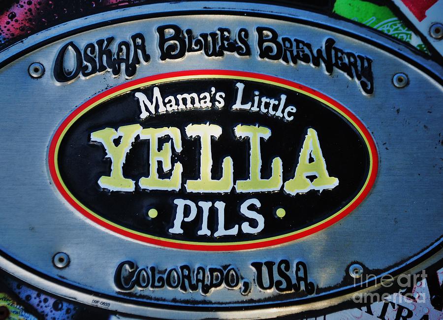 Yella Pils Sign Photograph by Poets Eye