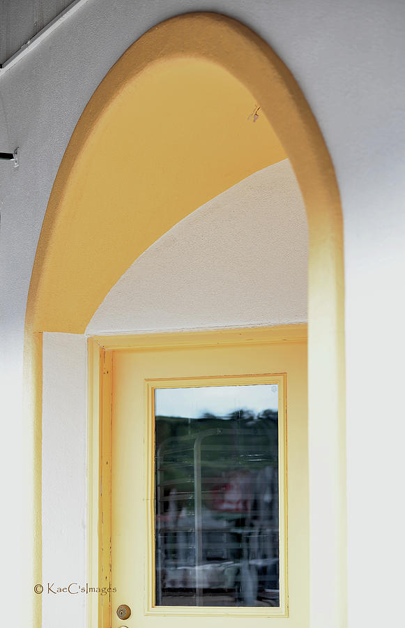 Yellow Arch and Door Photograph by Kae Cheatham