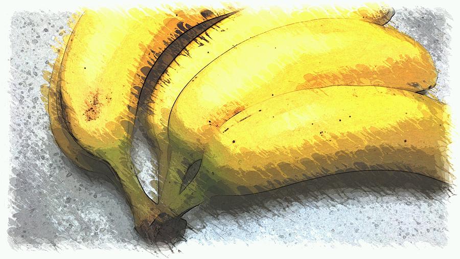 Yellow Bananas Photograph by Kathleen Voort