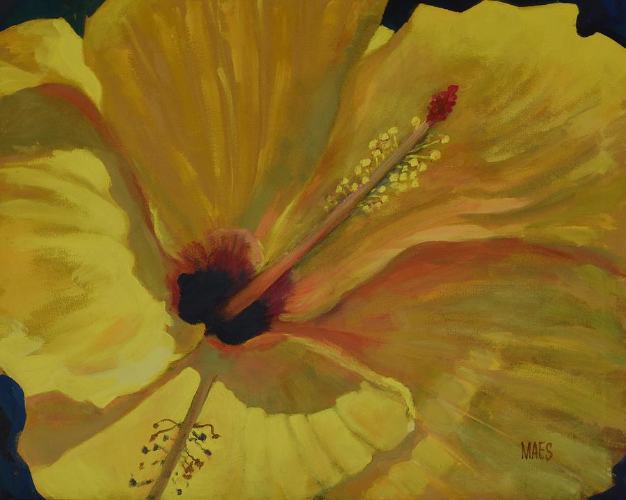 Yellow Beauty Painting by Walt Maes