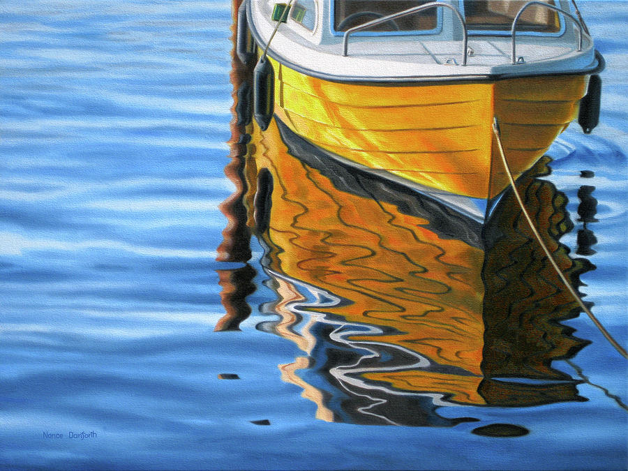 yellow boat paint