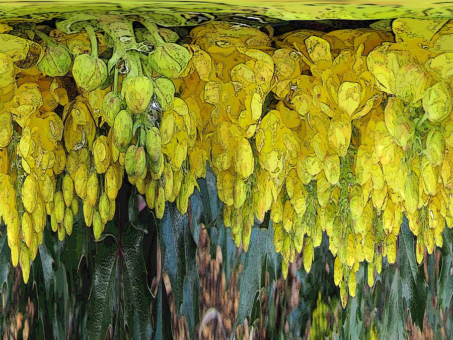 Yellow Buds Digital Art by Tim Allen