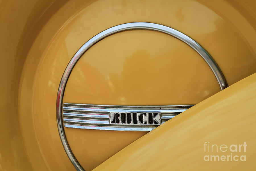 Yellow Buick Photograph by Dennis Hedberg