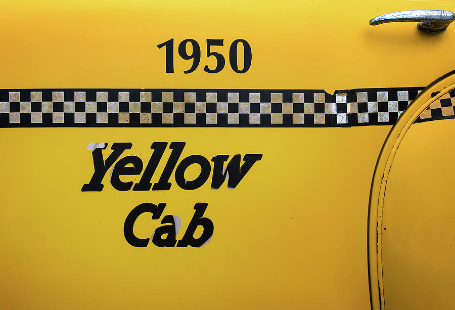Yellow Cab Photograph by Bud Simpson