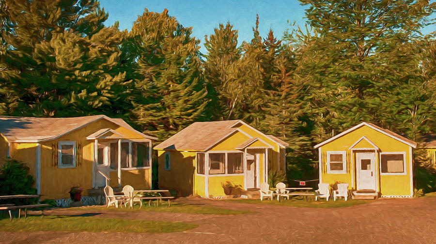 Yellow Cabins Photograph by Mick Burkey