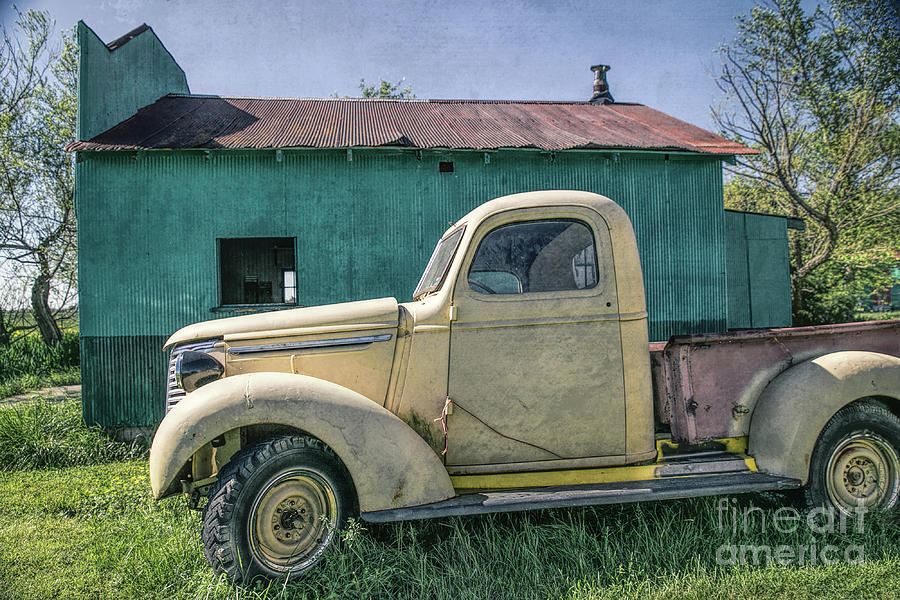 Yellow Chevy Pickup Photograph by Lynn Sprowl