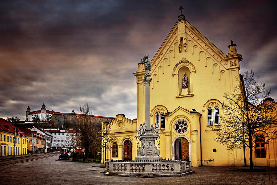 Yellow Church in Bratislava  Photograph by Carol Japp