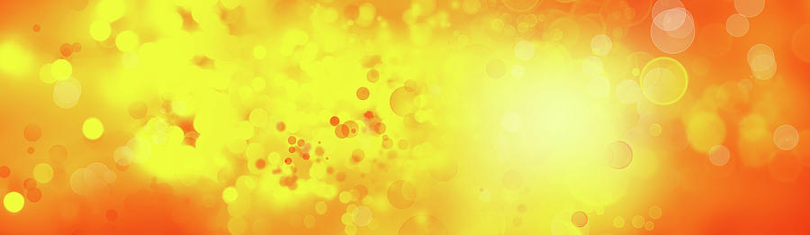 Yellow circles 1 Digital Art by Les Cunliffe
