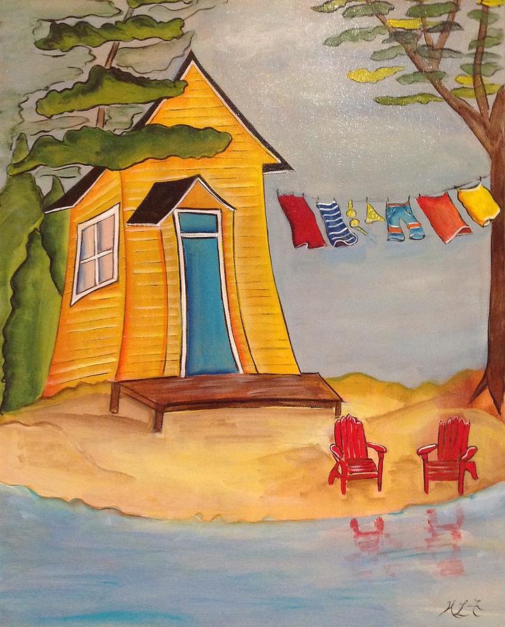 Cabin Fever Painting by Heather Lovat-Fraser