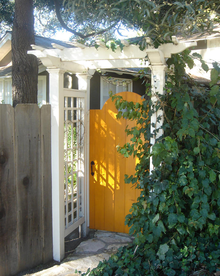 Yellow Door Photograph by Dorota Nowak