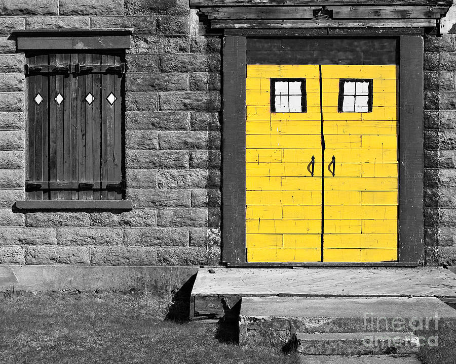 Yellow Door Photograph by Royce Howland
