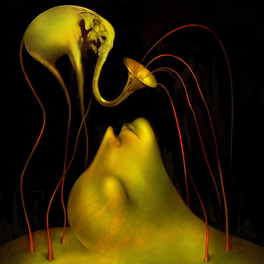 Yellow Dream Digital Art by Scott Mendell